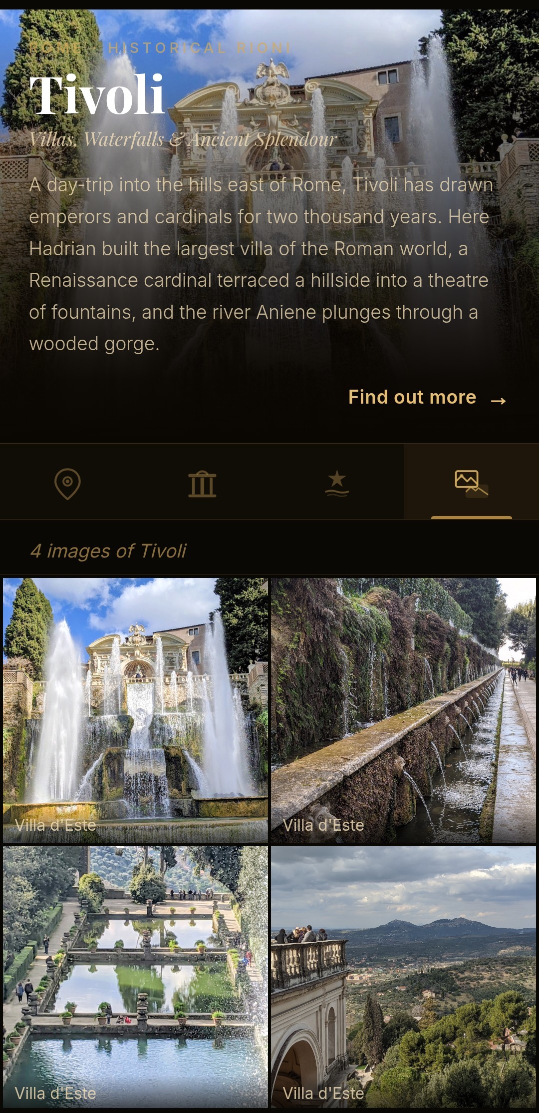 Photo gallery of a Rome day-trip